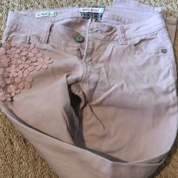 Pale pink crop pant - Picture 2 of 2